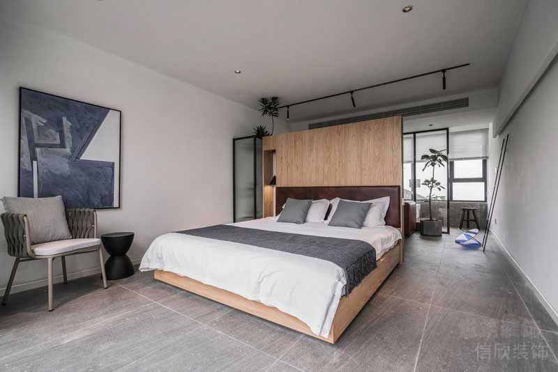 工業(yè)原木風公寓休息區(qū)