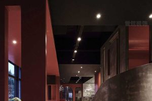 后現(xiàn)代風(fēng)格展廳走道實景圖