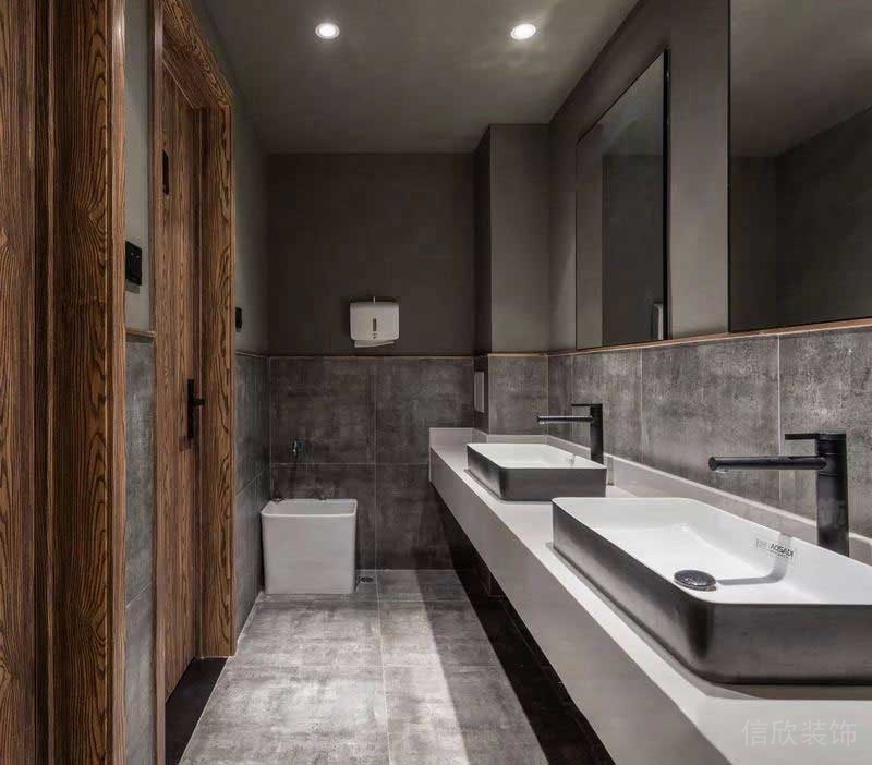 極簡(jiǎn)風(fēng)格辦公室衛(wèi)生間氛圍