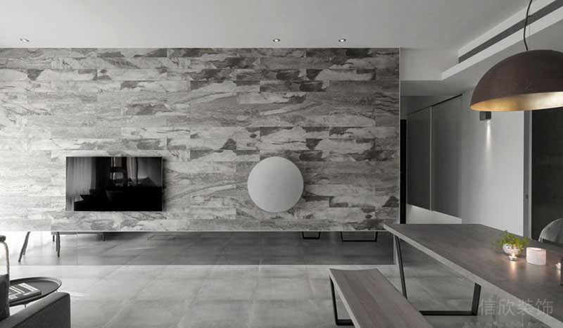 極簡(jiǎn)復(fù)古風(fēng)家居客廳