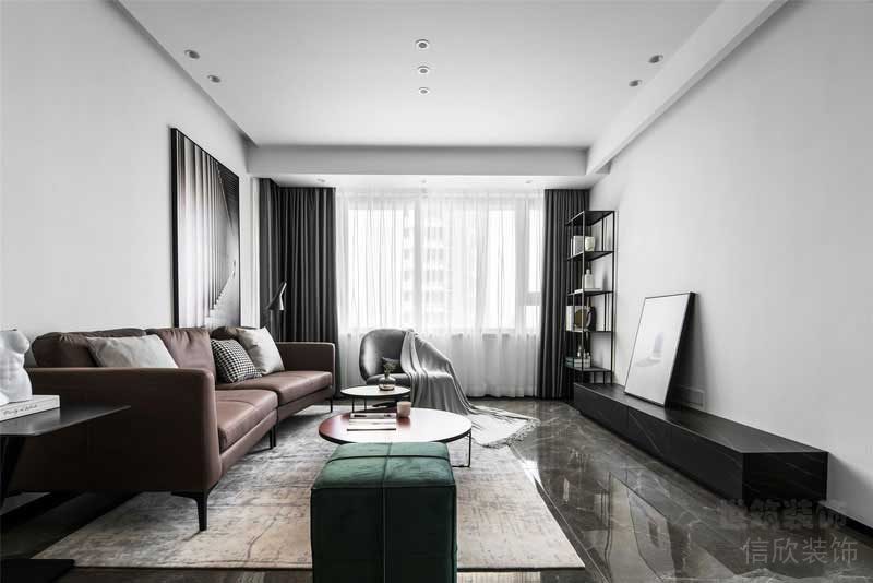 極簡(jiǎn)風(fēng)格公寓客廳家私