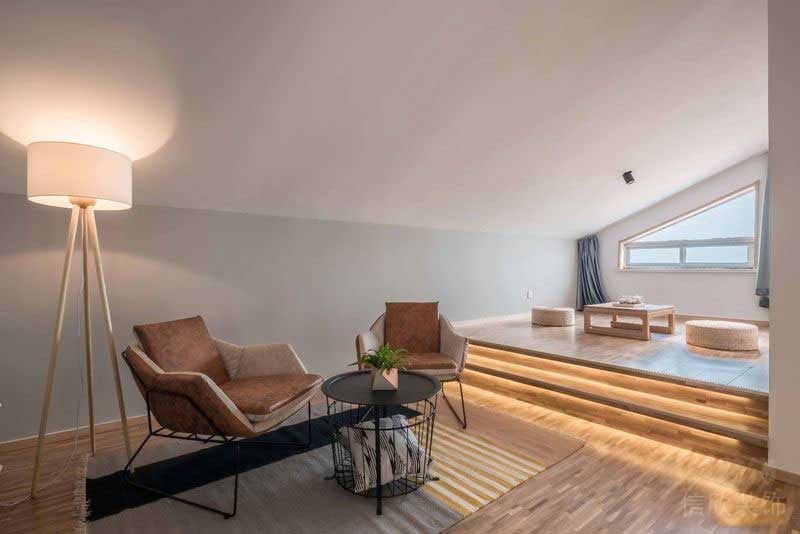 極簡風格公寓休閑區(qū)陳設(shè)