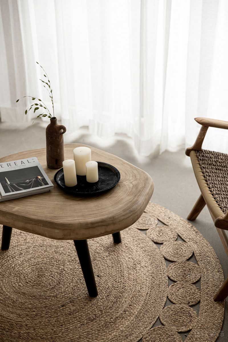 極簡原木風公寓休閑區(qū)