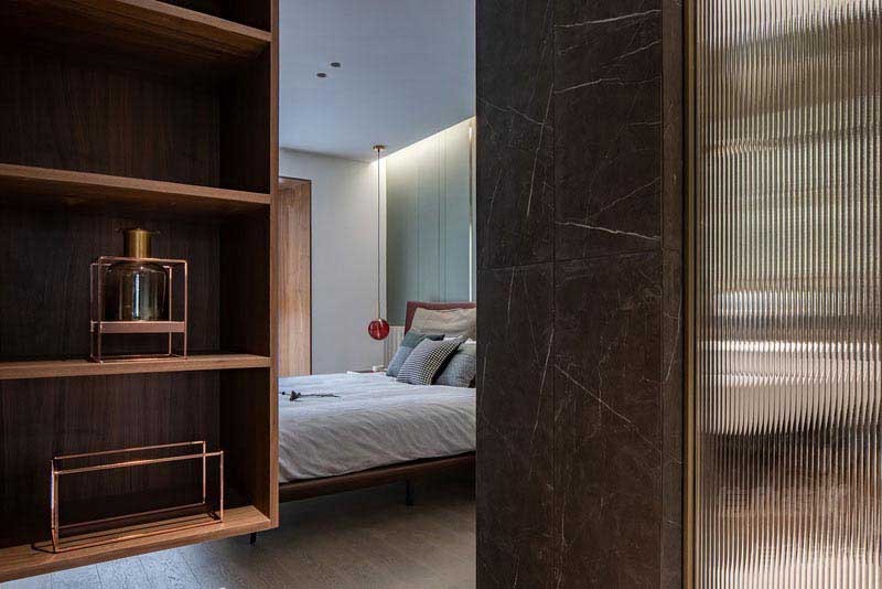 極簡(jiǎn)原木風(fēng)家居臥室