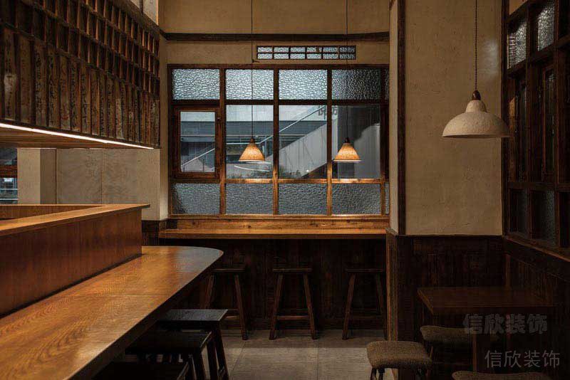 咖啡廳現(xiàn)代工業(yè)風(fēng)吧臺效果圖