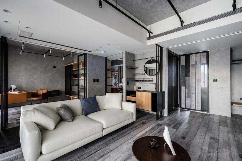 美式極簡風(fēng)家庭客餐廳