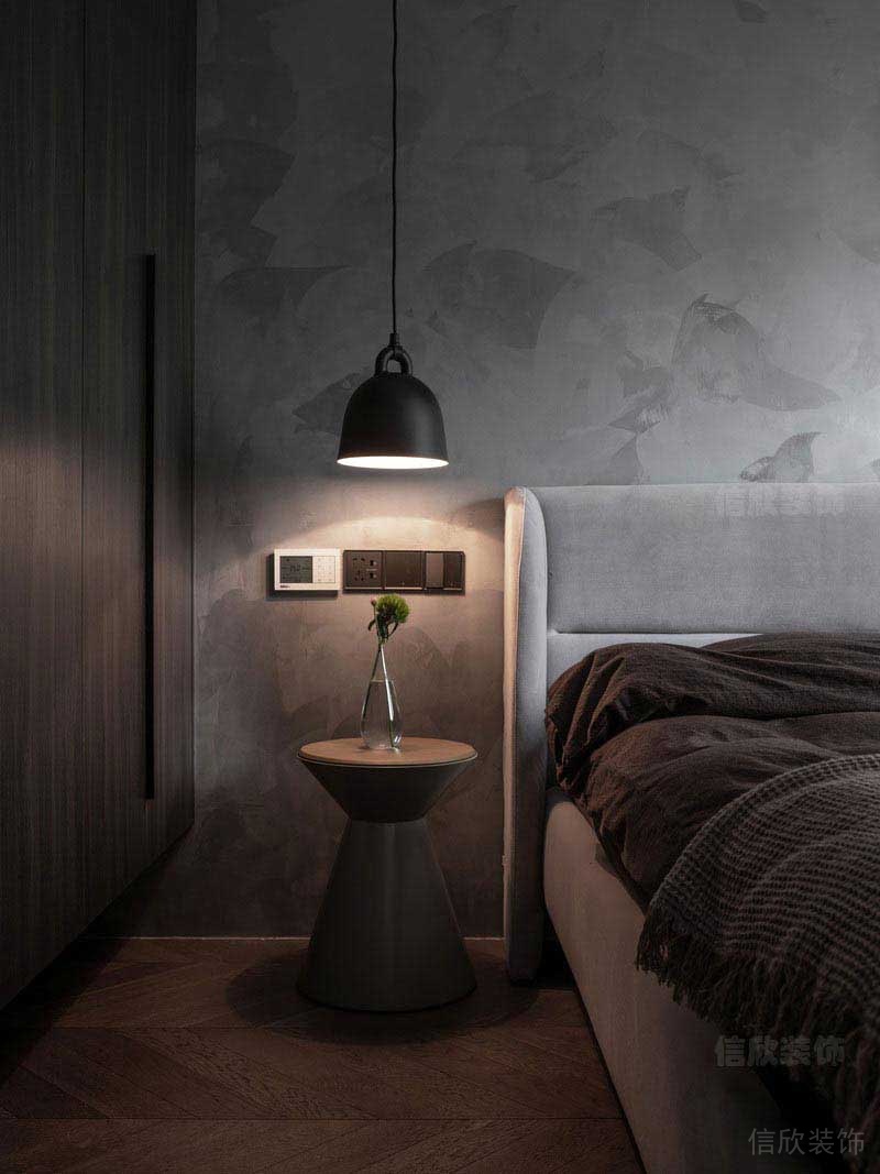 美式極簡(jiǎn)家居臥室床頭吊燈