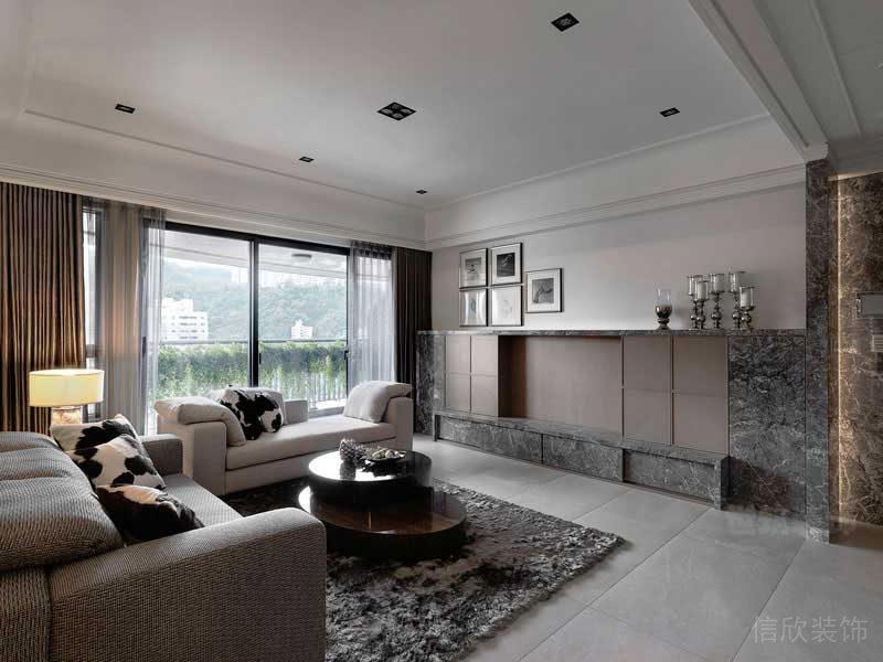 美式簡(jiǎn)約風(fēng)別墅偏廳