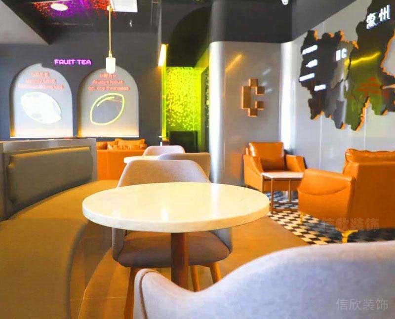 現(xiàn)代風格茶飲空間公共區(qū)