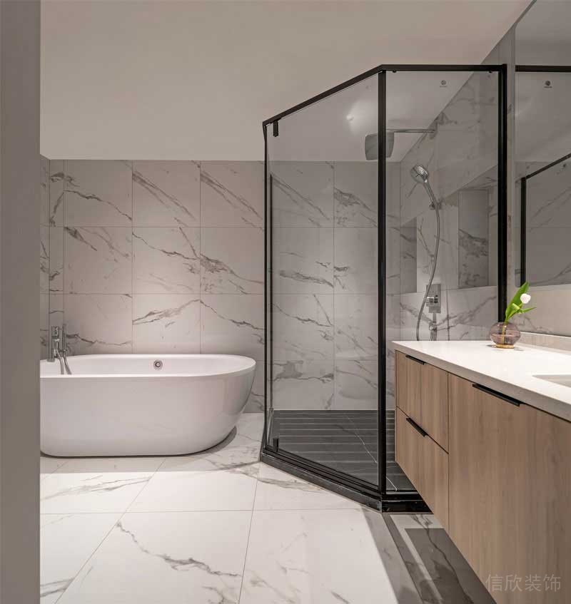 現(xiàn)代風格公寓衛(wèi)生間