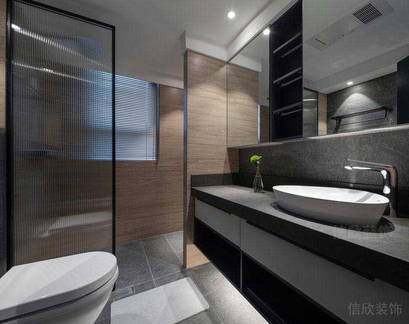 現(xiàn)代風格家庭衛(wèi)生間洗手臺