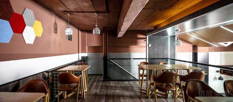 現代工業混搭風餐廳閣樓