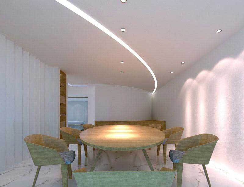 現代原木風餐飲空間包房