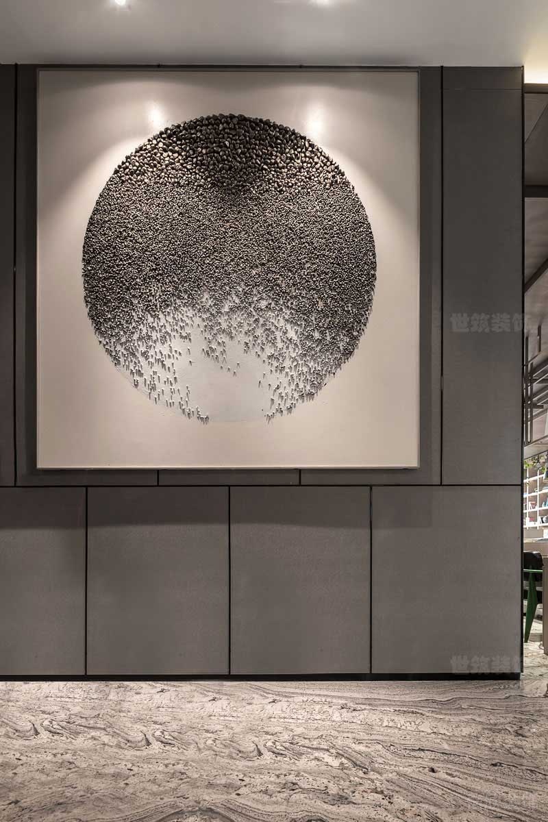 現(xiàn)代中式辦公室過(guò)道藝術(shù)畫