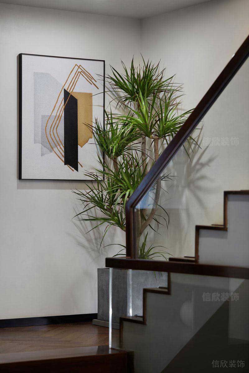 新居別墅現(xiàn)代簡(jiǎn)約風(fēng)樓梯效果圖 (2)