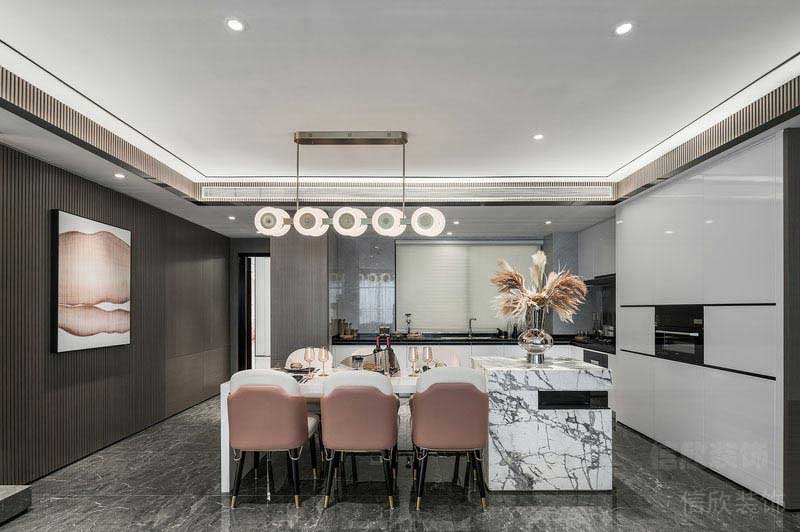 新居現(xiàn)代簡(jiǎn)約風(fēng)餐廳效果圖 (2)