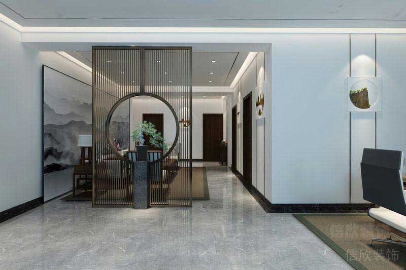 新中式辦公室會(huì)客區(qū)