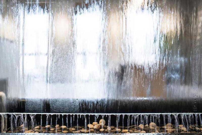 酒店中式風格藝術(shù)水景