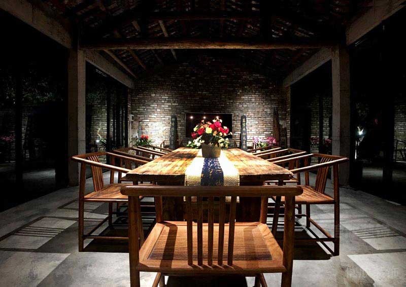 中式素雅風(fēng)辦公室品茶洽談區(qū)