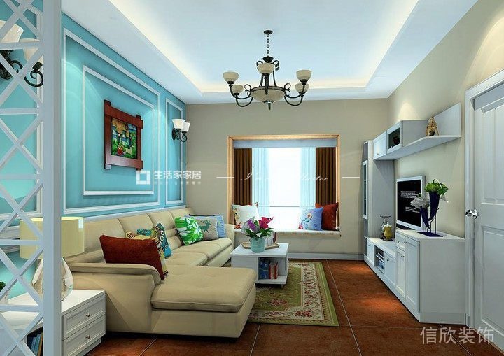 復(fù)古簡(jiǎn)約歐式天花吊頂石膏線創(chuàng)意產(chǎn)品展示形象設(shè)計(jì)皮革沙發(fā)裝修