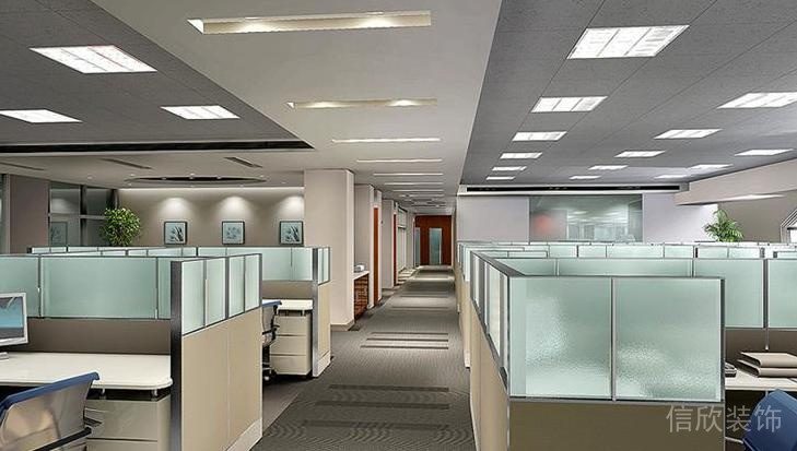 簡約風玻璃墻體隔斷裝修效果圖辦公室設計