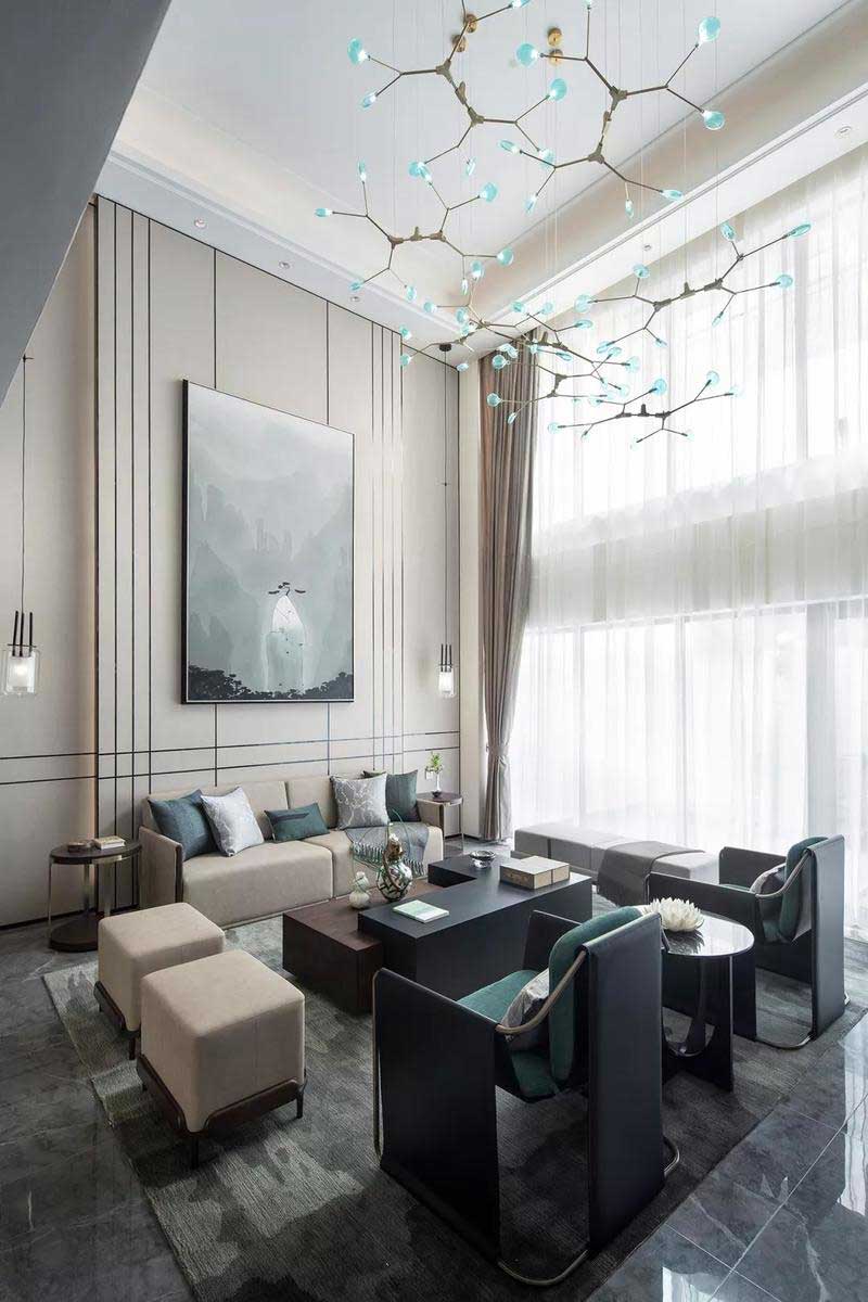 深圳鹽田新中式風(fēng)格別墅樣板房設(shè)計圖沙發(fā)休息區(qū) 深圳鹽田新中式風(fēng)格別墅樣板房設(shè)計圖沙發(fā)休息區(qū)