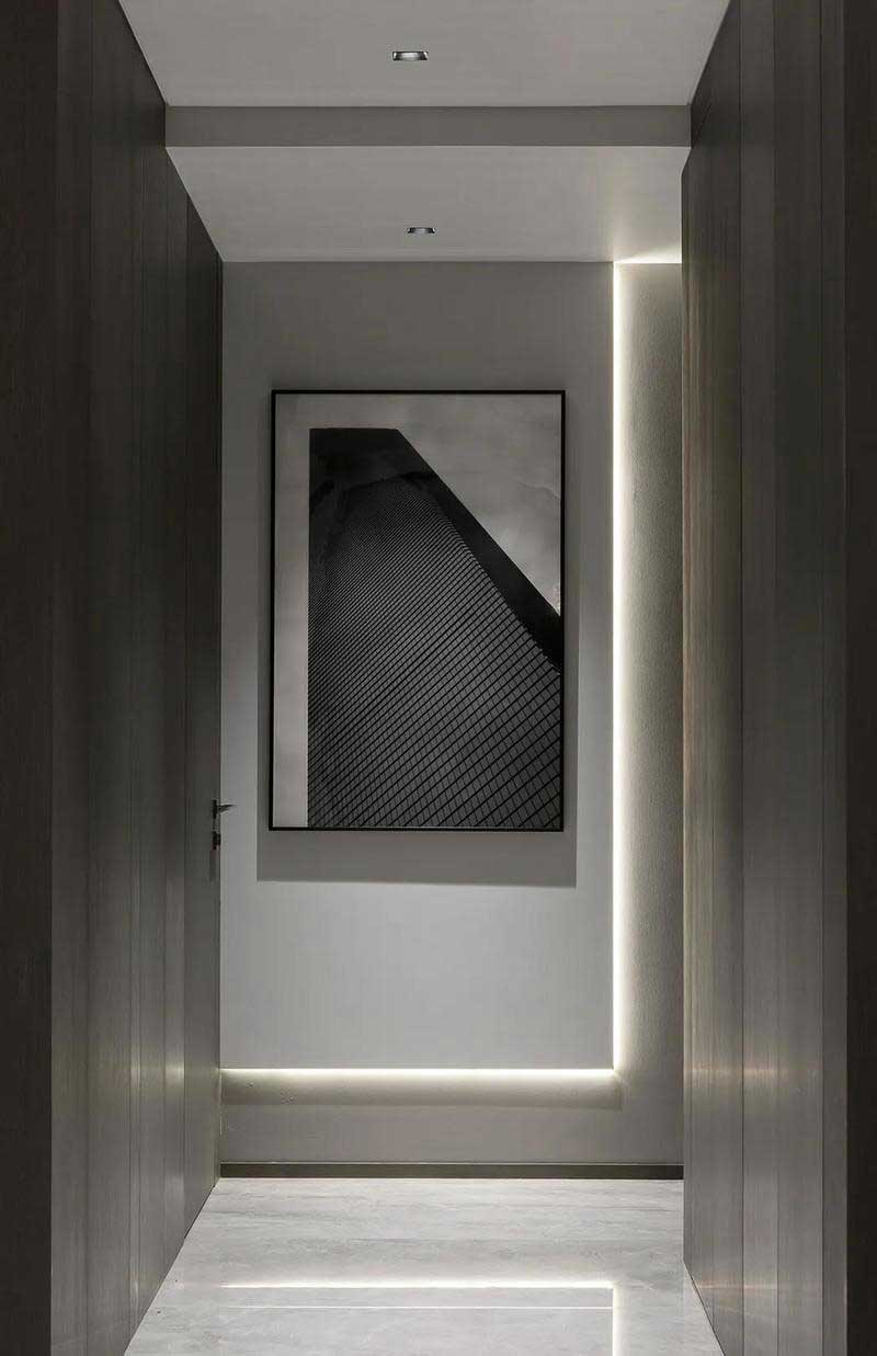 深圳鹽田極簡(jiǎn)風(fēng)格家庭住宅裝修設(shè)計(jì)過(guò)道 深圳鹽田極簡(jiǎn)風(fēng)格家庭住宅裝修設(shè)計(jì)過(guò)道