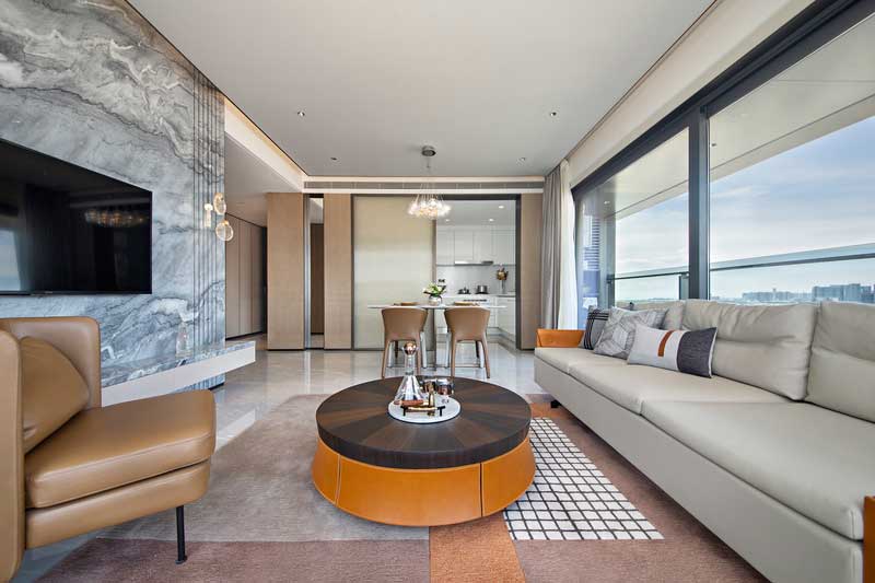 深圳龍崗區現代風高檔家庭裝修工程案例客廳 深圳龍崗區現代風高檔家庭裝修工程案例客廳