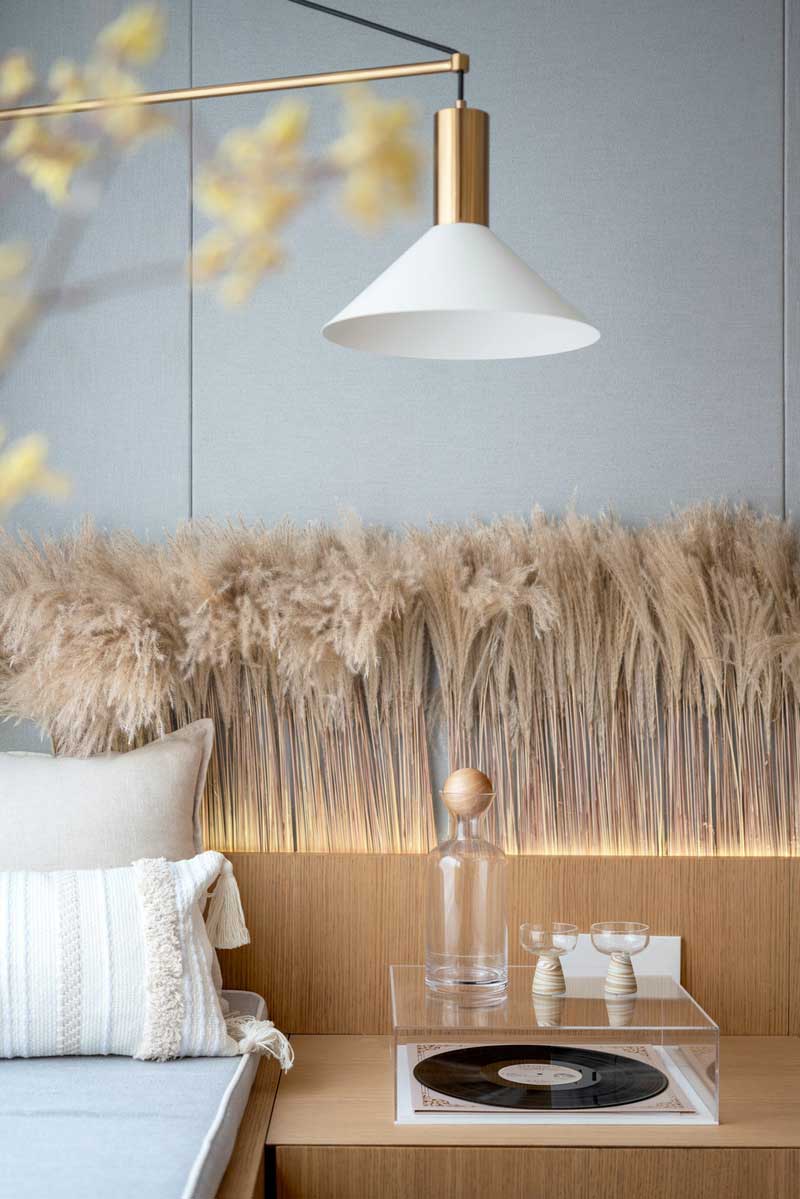 深圳南山北歐風格家裝裝修設計主臥床頭燈 深圳南山北歐風格家裝裝修設計主臥床頭燈