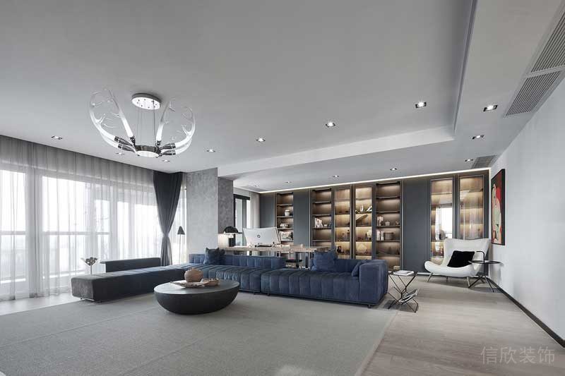 深圳龍崗區(qū)黑白灰極簡(jiǎn)風(fēng)家居裝修竣工實(shí)景圖客廳沙發(fā) 深圳龍崗區(qū)黑白灰極簡(jiǎn)風(fēng)家居裝修竣工實(shí)景圖客廳沙發(fā)