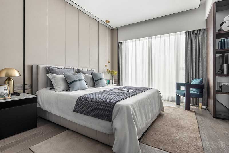深圳鹽田區現代輕奢家庭裝修設計主臥 深圳鹽田區現代輕奢家庭裝修設計主臥