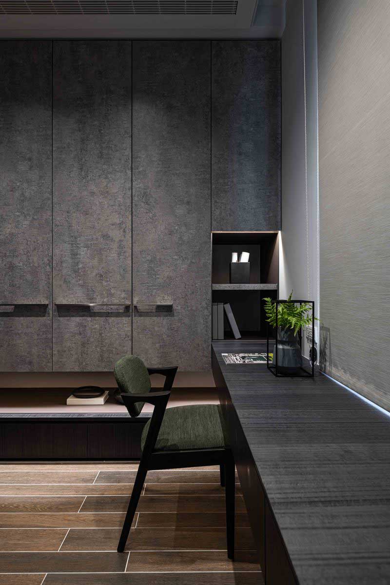 深圳福田區簡約美式家庭新房裝修設計案例次臥書桌 深圳福田區簡約美式家庭新房裝修設計案例次臥書桌