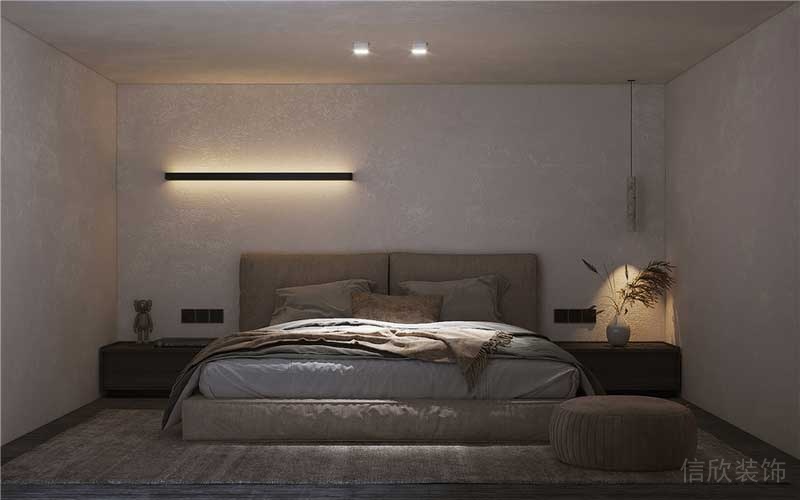 深圳南山現代簡約家庭裝修設計主臥 深圳南山現代簡約家庭裝修設計主臥