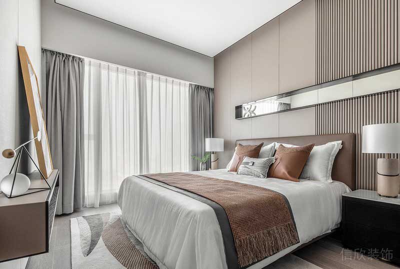 深圳鹽田區現代輕奢家庭裝修設計次臥 深圳鹽田區現代輕奢家庭裝修設計次臥