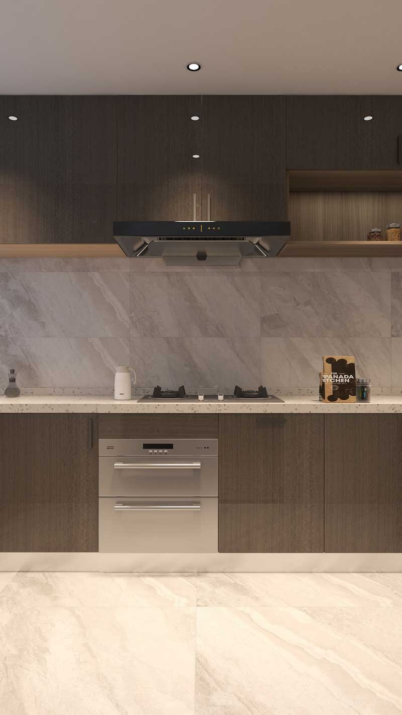 深圳羅湖區后現代家庭住房裝修設計方案廚房 深圳羅湖區后現代家庭住房裝修設計方案廚房