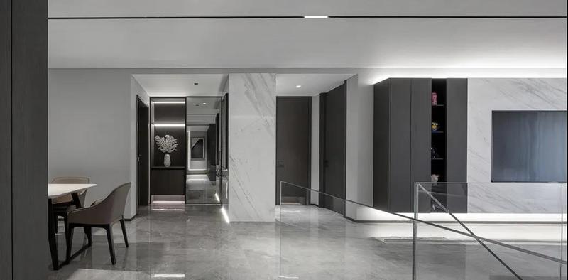 深圳鹽田極簡(jiǎn)風(fēng)格家庭住宅裝修設(shè)計(jì)玻璃攔河 深圳鹽田極簡(jiǎn)風(fēng)格家庭住宅裝修設(shè)計(jì)玻璃攔河