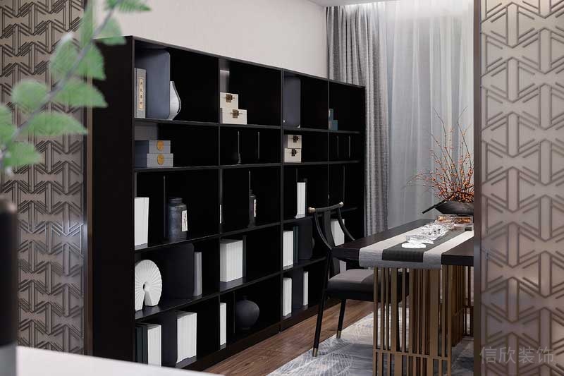 深圳鹽田新中式樣板房設計案例茶室 深圳鹽田新中式樣板房設計案例茶室