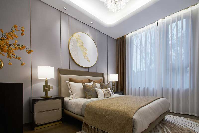 深圳寶安區西鄉新中式新房設計裝修案例主臥 深圳寶安區西鄉新中式新房設計裝修案例主臥