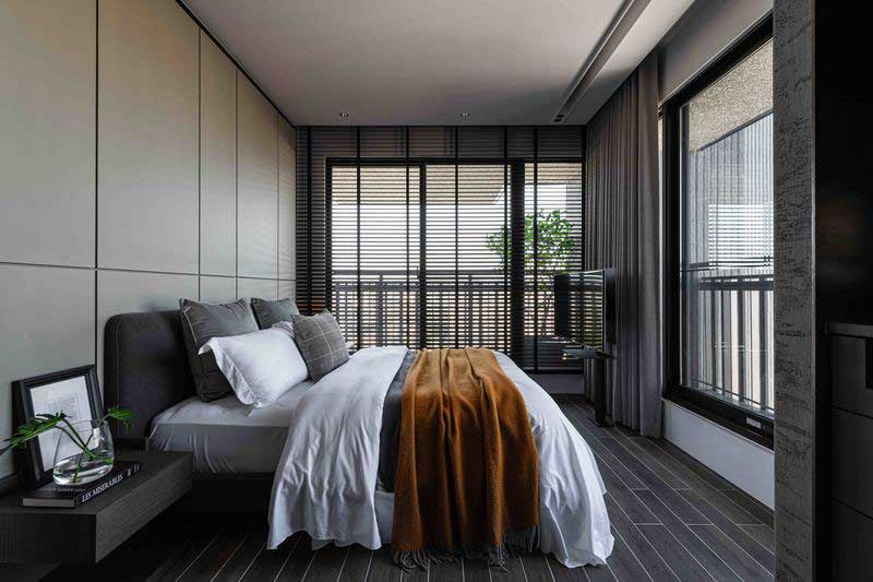 深圳福田區簡約美式家庭新房裝修設計案例主臥 深圳福田區簡約美式家庭新房裝修設計案例主臥