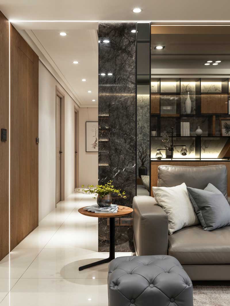 深圳羅湖區現代風格100平方家庭裝修工程案例過道 深圳羅湖區現代風格100平方家庭裝修工程案例過道