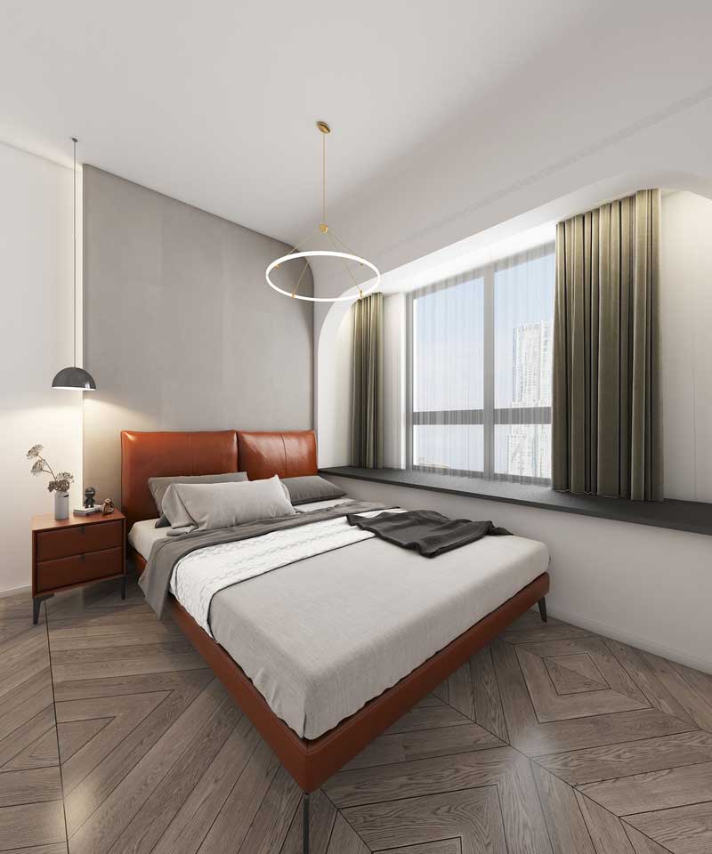 深圳碧桂園現(xiàn)代風(fēng)格樣板間裝修設(shè)計客房