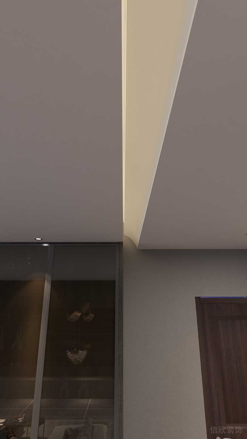 深圳羅湖區后現代家庭住房裝修設計方案天花吊頂細節 深圳羅湖區后現代家庭住房裝修設計方案天花吊頂細節