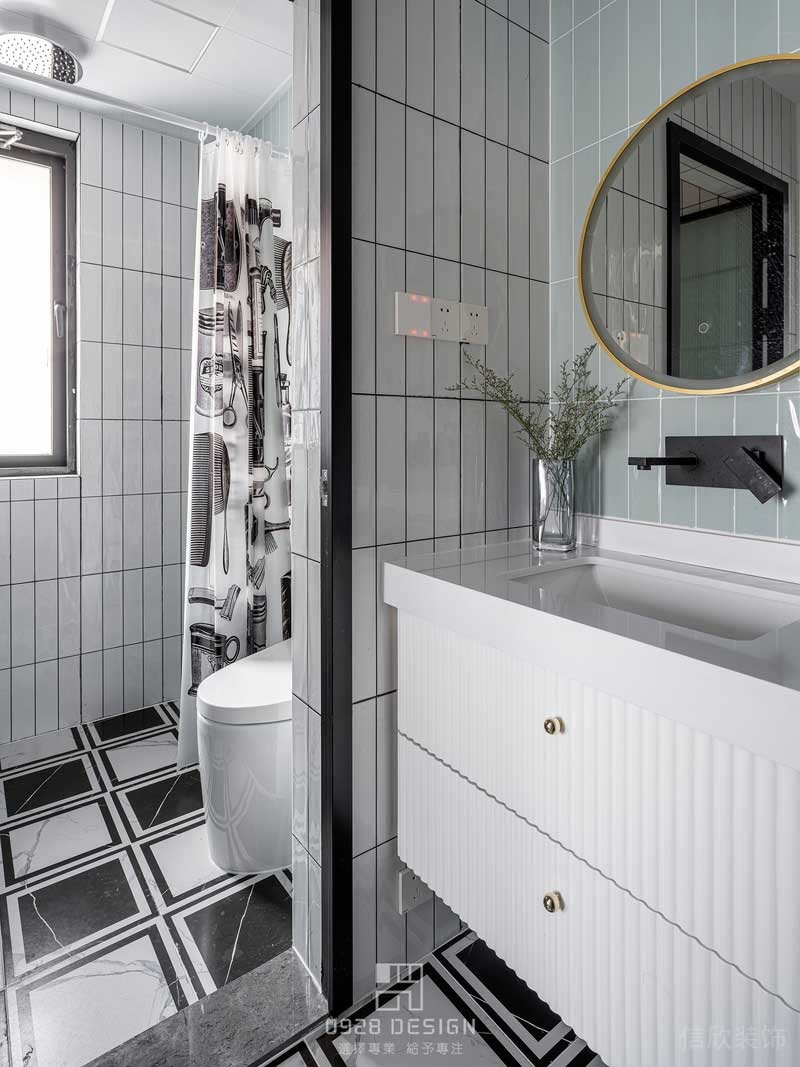 深圳羅湖區(qū)極簡(jiǎn)家裝裝修設(shè)計(jì)餐廳衛(wèi)生間