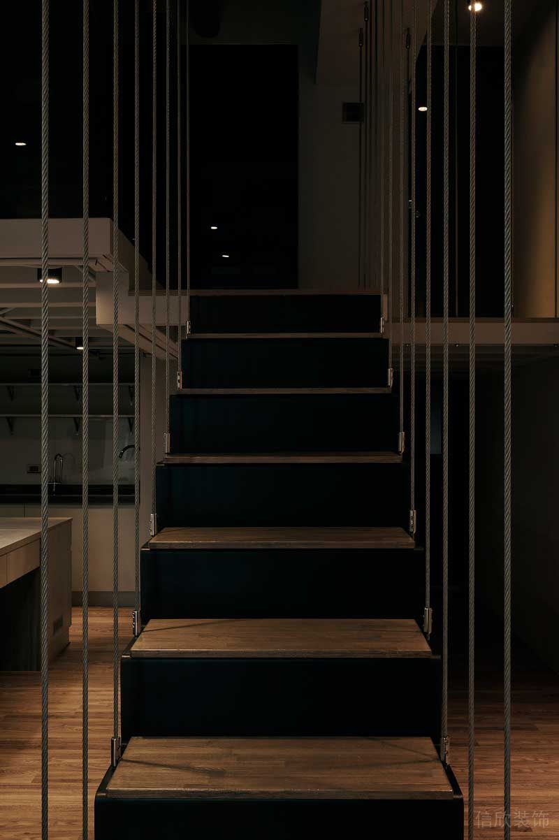 深圳寶安區工業風辦公室裝修樓梯攔河 深圳寶安區工業風辦公室裝修樓梯攔河