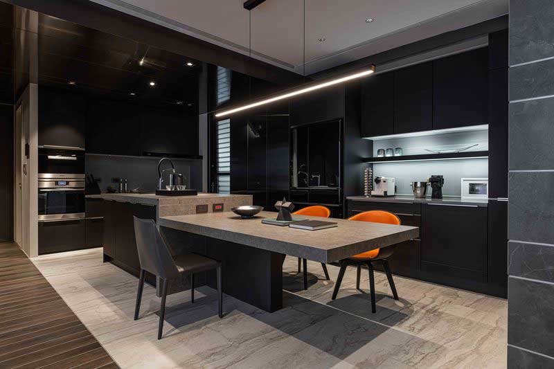 深圳福田區簡約美式家庭新房裝修設計案例餐廳 深圳福田區簡約美式家庭新房裝修設計案例餐廳