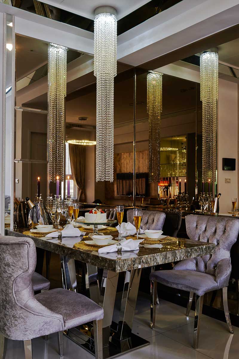 深圳龍華區大浪現代輕奢風家庭三居室裝修圖餐桌餐椅 深圳龍華區大浪現代輕奢風家庭三居室裝修圖餐桌餐椅