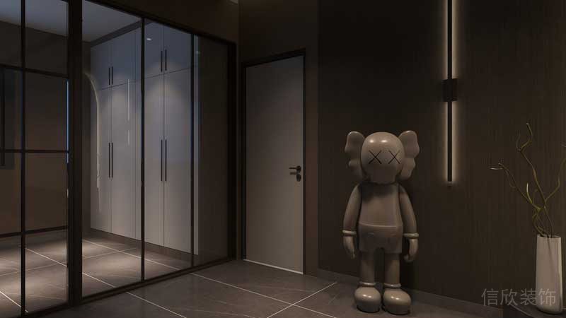 深圳羅湖現代美式家庭套房裝修實景圖藝術雕塑 深圳羅湖現代美式家庭套房裝修實景圖藝術雕塑