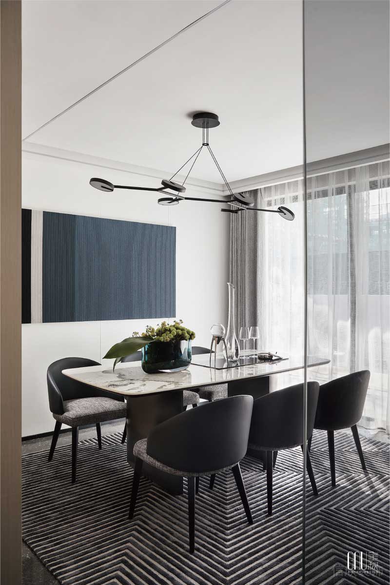 南山區(qū)80平方簡(jiǎn)約家裝裝修餐廳