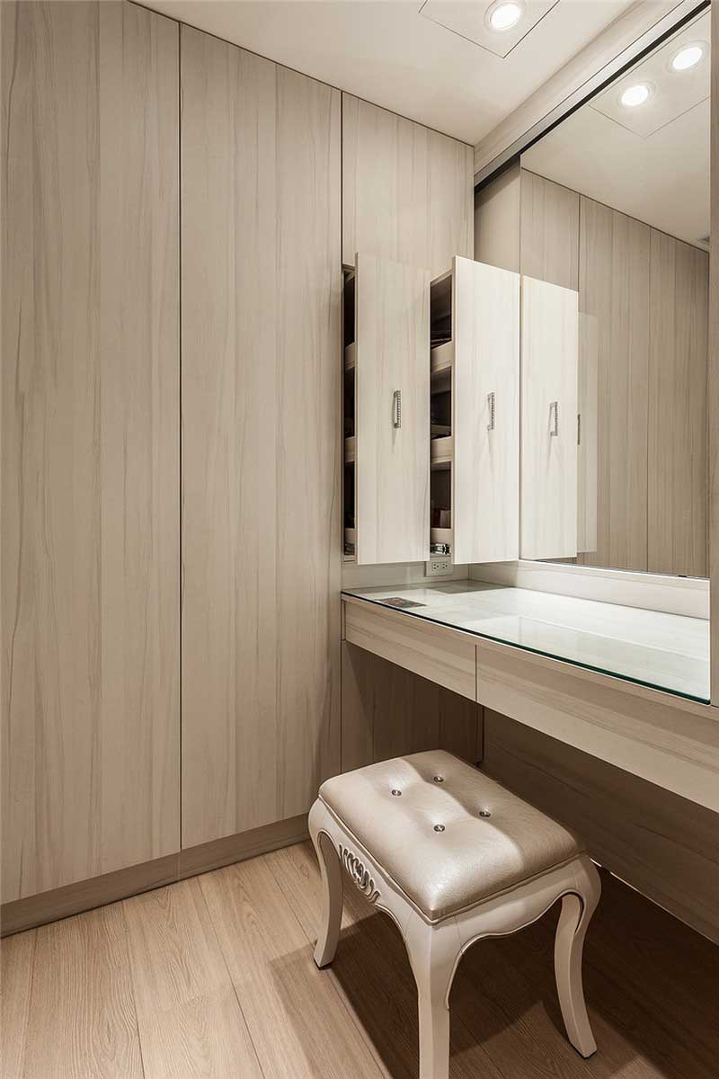 深圳龍華新區(qū)簡歐風(fēng)格家居裝修設(shè)計主臥衣帽間 深圳龍華新區(qū)簡歐風(fēng)格家居裝修設(shè)計主臥衣帽間