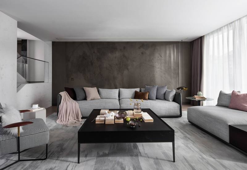 深圳羅湖區(qū)極簡風(fēng)80平方復(fù)式小戶型裝修設(shè)計(jì)沙發(fā)背景墻 深圳羅湖區(qū)極簡風(fēng)80平方復(fù)式小戶型裝修設(shè)計(jì)沙發(fā)背景墻